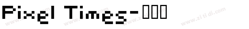 Pixel Times字体转换